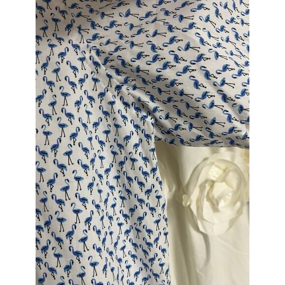 Men’s Slate & Stone Flamingo Print Short Sleeve Shirt LG - Picture 6 of 9